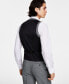 Фото #2 товара Жилет Bar III Slim-Fit Plaid Suit