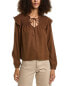 Bella Dahl Smocked Ruffle Pullover Women's