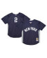 Men's Derek Jeter Navy New York Yankees Cooperstown Collection Batting Practice Jersey Синий, 2XL - фото #1