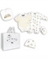 ფოტო #1 პროდუქტის Baby Boys and Girls Furry Besties Layette Gift in Mesh Bag, 5 Piece Set