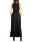 Women's Slim Fit A-Line Sleeveless Maxi Dress