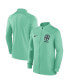 Фото #2 товара Men's Brazil National Team Green Strike Raglan Full-Zip Performance Track Jacket