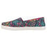 Фото #3 товара TOMS Alpargata Cupsole Floral Slip On Womens Blue, Multi Sneakers Casual Shoes