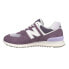 Фото #3 товара New Balance 574 Lace Up Womens Purple Sneakers Casual Shoes U574FPG