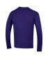 Фото #2 товара Men's Purple TCU Horned Frogs High Motor Long Sleeve T-shirt