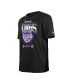 Men's and Women's Black Sacramento Kings Summer Classics T-Shirt Черный, L - фото #3