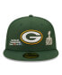 ფოტო #2 პროდუქტის Men's Green Green Bay Packers Historic Champs 59FIFTY Fitted Hat