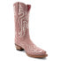 Ferrini Belle Embroidery Snip Toe Cowboy Womens Pink Casual Boots 8096120