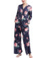 ფოტო #1 პროდუქტის Maternity Alina Nursing 2-Piece Pajama Set