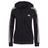 adidas women Essentials Fleece 3-Stripes Full-Zip Hoodie