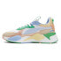 Фото #3 товара Puma RsX Fantasy Lace Up Womens White Sneakers Casual Shoes 39333701
