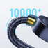 Фото #9 товара Kabel przewód USB-C do szybkiego ładowania i transferu danych 100W 1.2 m niebieski
