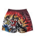 Фото #2 товара Men's Red Deadpool Wolverine Explosion Retro Shorts