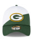 ფოტო #3 პროდუქტის Men's White, Green Green Bay Packers 2023 NFL Sideline 39THIRTY Flex Hat