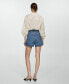 ფოტო #2 პროდუქტის Women's High-Rise Denim Shorts