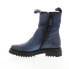 Фото #9 товара Miz Mooz Fennel P94204 Womens Blue Leather Slip On Chelsea Boots