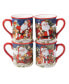 Фото #1 товара Magic of Christmas Santa 4 Piece Mug