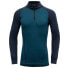 DEVOLD OF NORWAY Duo Active Merino half zip long sleeve T-shirt