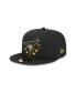 Фото #1 товара Men's Black Toronto Blue Jays 2024 Armed Forces Day On-Field 59FIFTY Fitted Hat