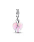 Фото #1 товара Pandora mom Opalescent Heart Dangle Charm
