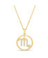 Фото #5 товара kensie gold-Tone Dangle Round Initial Pendant Necklace