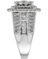 ფოტო #4 პროდუქტის Diamond Cushion Cluster Ring (3 ct. t.w.) in 14k White Gold