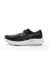 Asics Gel-Pulse 15 neutral running trainers in black and sheet rock