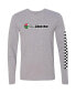 Фото #2 товара Men's Gray Ross Chastain Melon Man Long Sleeve T-shirt