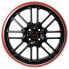 Borbet CW2 black red line 8.5x18 ET45 - LK5/112 ML72.5