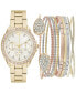 ფოტო #1 პროდუქტის Women's Bracelet Watch 34mm Gift Set