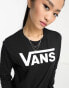 Фото #4 товара Vans long sleeve t-shirt with large logo in black