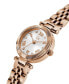 ფოტო #4 პროდუქტის Gc Flair Women's Swiss Rose Gold-Tone Stainless Steel Bracelet Watch 28mm