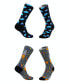 ფოტო #1 პროდუქტის Men's and Women's Blue Blastoff Socks, Set of 2