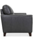 Фото #8 товара Brayna 88" Classic Leather Sofa, Created for Macy's