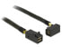 Delock 0.5m - 2xMini SAS HD SFF-8643 - 0.5 m - Mini SAS HD SFF-8643 - Mini SAS HD SFF-8643 - Male/Male - Black