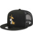 ფოტო #1 პროდუქტის Men's Black Rugrats Tommy & Spike Trucker 9FIFTY Snapback Hat
