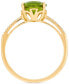 Peridot (2-3/4 ct. t.w.) & Diamond (1/20 ct. t.w.) Ring in 14k Gold