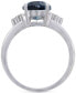 London Blue Topaz (2-3/4 ct. t.w.) & Diamond (1/10 ct. t.w.) Ring in 14k White Gold