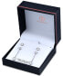 ფოტო #7 პროდუქტის 2-Pc. Set Cubic Zirconia Bezel Stud & Chain Drop Earrings, Created for Macy's