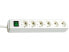 Фото #2 товара Brennenstuhl Eco - 1.5 m - 6 AC outlet(s) - White - White