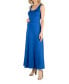 Slim fit A Line Sleeveless Maternity Maxi Dress 3X - фото #4