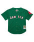 Фото #2 товара Men's David Ortiz Kelly Green Boston Red Sox Cooperstown Collection Mesh Batting Practice Jersey