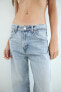 Trf slouchy mid-rise jeans with tab detail