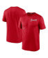 ფოტო #1 პროდუქტის Men's Atlanta Braves Authentic Collection Early Work Tri-Blend Performance T-Shirt