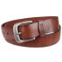 Фото #1 товара Levi's Men's Tan 38mm Metal Buckle Burnished Edge Leather Casual Belt Medium