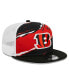 Фото #3 товара Men's Black Cincinnati Bengals Tear Trucker 9FIFTY Snapback Hat