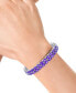 EFFY® Amethyst Tennis Bracelet (25-1/3 ct. t.w.) in Sterling Silver. (Also available in Citrine & Blue Topaz)