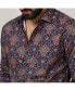 ფოტო #5 პროდუქტის Men's Heather Purple Ethnic Geometric Shirt