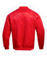 ფოტო #4 პროდუქტის Men's Red Looney Tunes Positive Energy Satin Full-Snap Jacket