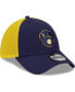 Фото #4 товара Men's Navy Milwaukee Brewers Team Neo 39THIRTY Flex Hat